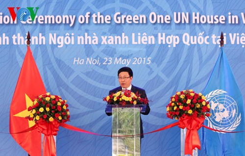 Ban Ki-moon à l’inauguration de la maison commune de l’ONU au Vietnam - ảnh 1